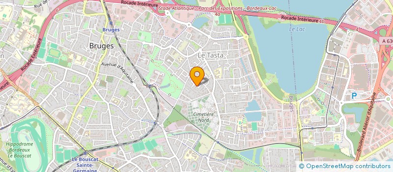 localisation de l'entreprise P'TITS BIO GRANDS ECOLOS  BRUGES