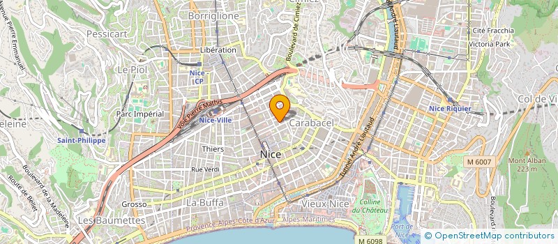 localisation de l'entreprise P'TITS BOUTS CAFE à NICE