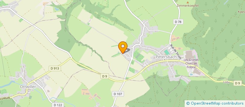 localisation de l'entreprise P'TITS BOUTS D'CRAYON  PETERSBACH