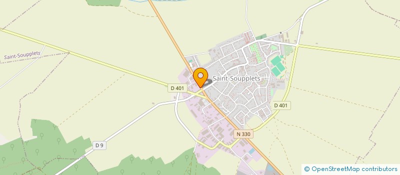 localisation de l'entreprise P'TITS COUPS DE MAIN à SAINT-SOUPPLETS