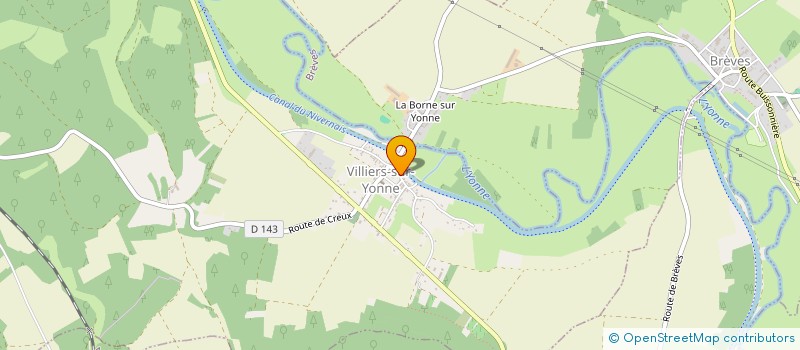 localisation de l'entreprise P'TITS GARS DE VILLIERSD à VILLIERS-SUR-YONNE