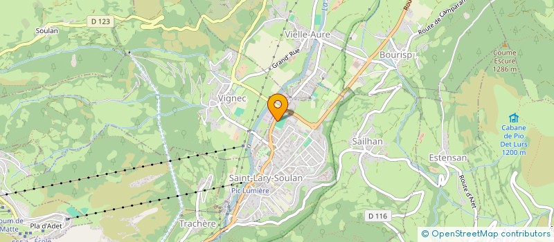 localisation de l'entreprise P'TITS LOUPS LOPES  SAINT-LARY-SOULAN