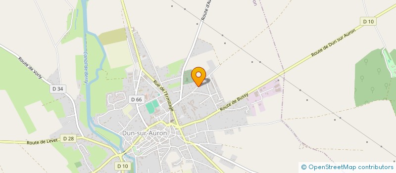 localisation de l'entreprise P'TITS PAS DUNOIS  DUN-SUR-AURON