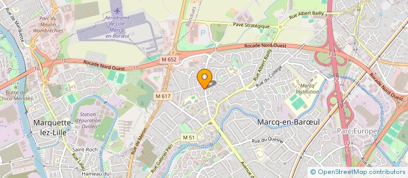 localisation de l'entreprise P'TITS PAS INDIENS  MARCQ-EN-BARUL
