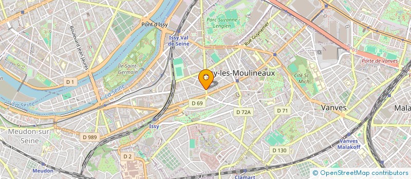 localisation de l'entreprise P.TRAM à ISSY-LES-MOULINEAUX