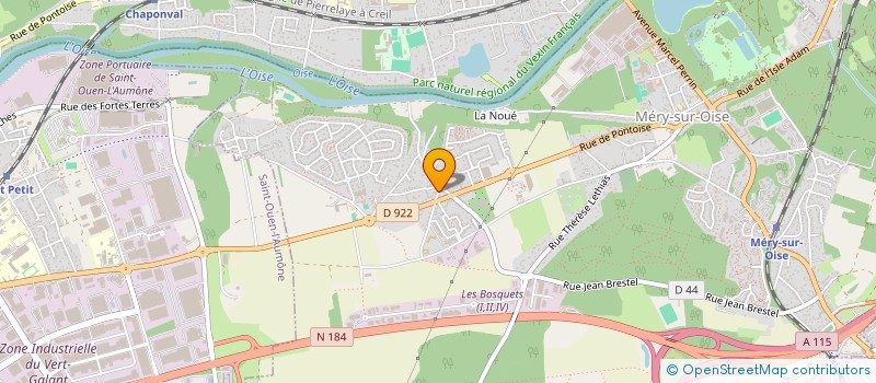 localisation de l'entreprise P=UI CONSEIL  MERY-SUR-OISE