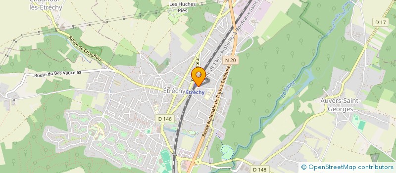localisation de l'entreprise P UNDER US à ETRECHY