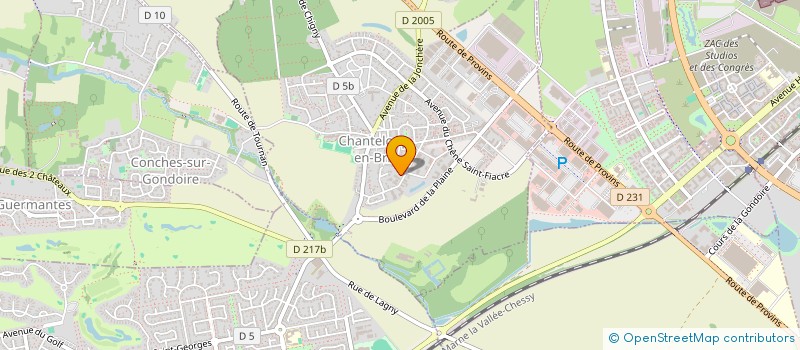 localisation de l'entreprise P V E WORLD COMPAGNY  CHANTELOUP-EN-BRIE