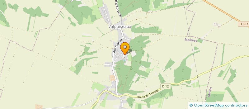 localisation de l'entreprise P.V. HABITAT  VALPUISEAUX