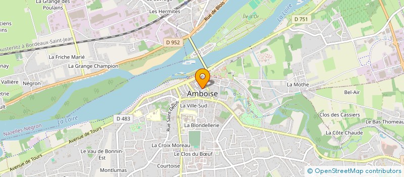 localisation de l'entreprise P.V.J.B.C.C.  AMBOISE