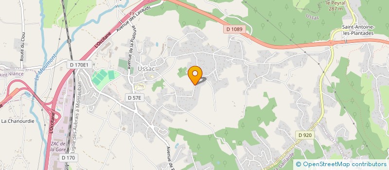 localisation de l'entreprise P.V.M.M  USSAC