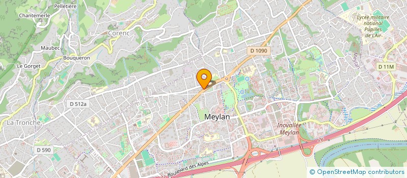 localisation de l'entreprise P&V MEUBLES  MEYLAN