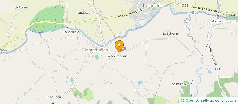 localisation de l'entreprise P.V.P.  MONTDRAGON