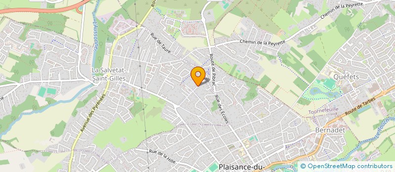localisation de l'entreprise P.V PLOMB  LA SALVETAT-SAINT-GILLES