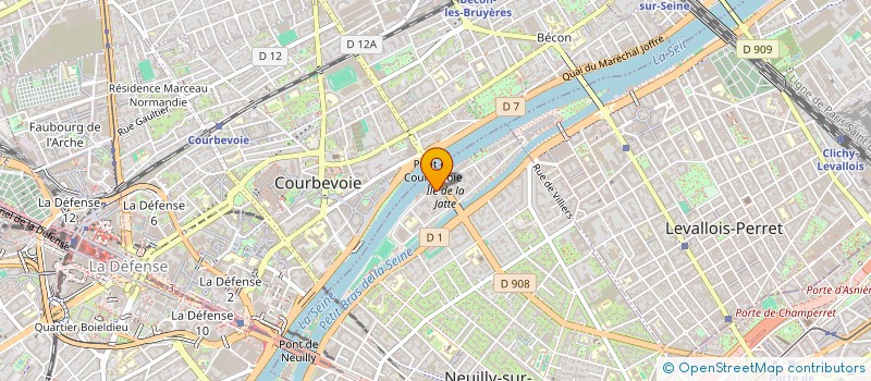 localisation de l'entreprise P.W. CONSEILS à NEUILLY-SUR-SEINE