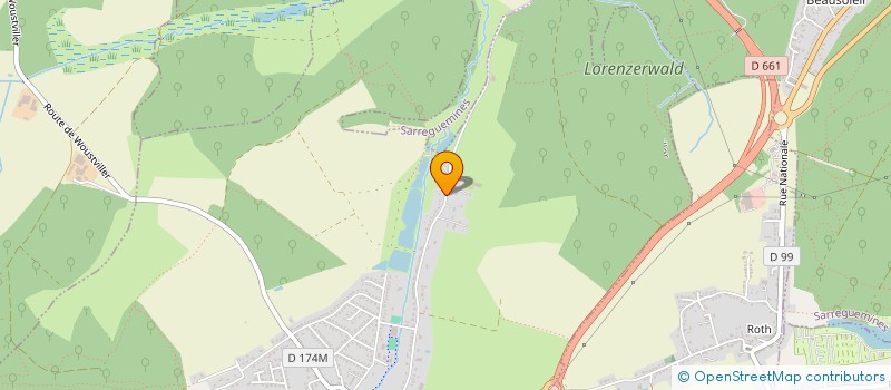 localisation de l'entreprise P.W.HOLDING  WOUSTVILLER