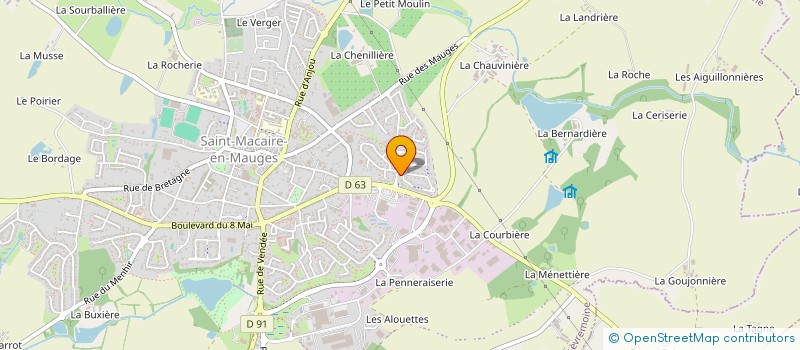 localisation de l'entreprise P.Y à SEVREMOINE