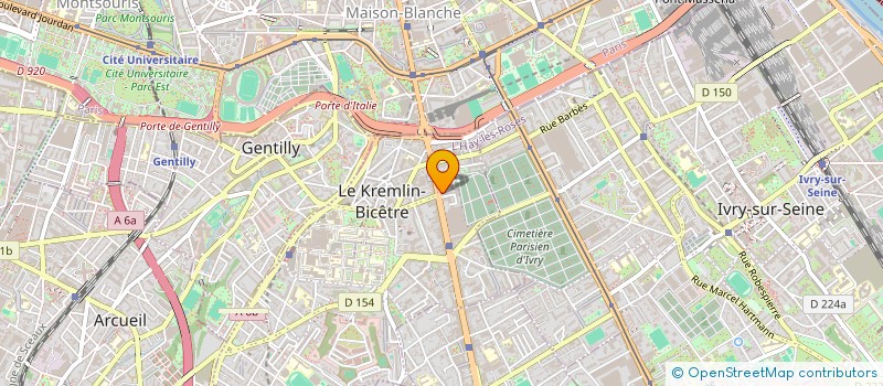 localisation de l'entreprise P.Y à LE KREMLIN-BICETRE