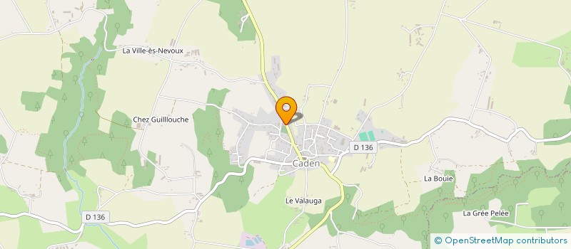 localisation de l'entreprise P.Y.B & CO  CADEN