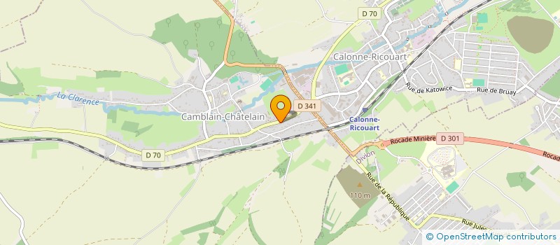 localisation de l'entreprise P Y C  CAMBLAIN-CHATELAIN