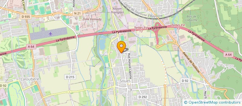 localisation de l'entreprise P-Y-K  SOUES