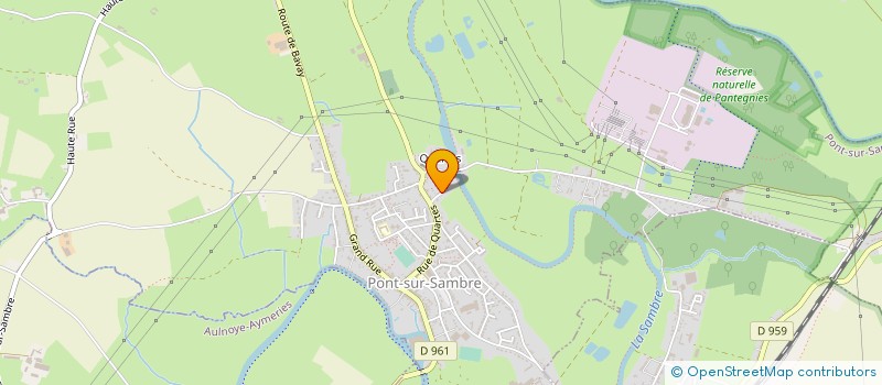 localisation de l'entreprise P.Z.T. INTERNATIONAL à PONT-SUR-SAMBRE