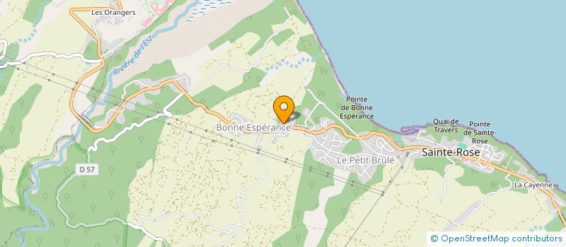 localisation de l'entreprise P2  SAINTE-ROSE