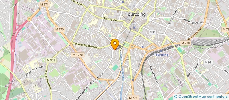 localisation de l'entreprise P2  TOURCOING