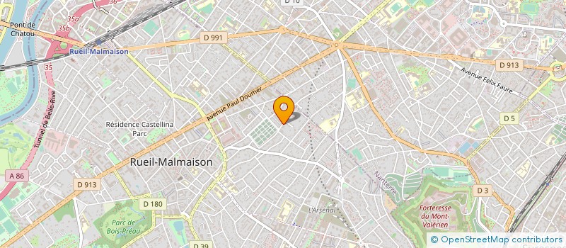 localisation de l'entreprise P2 CONSEILS  RUEIL-MALMAISON