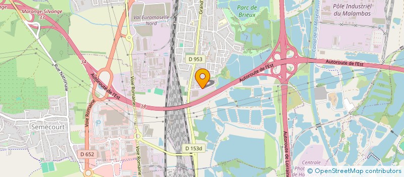 localisation de l'entreprise P2 IMMOBILIERE  MAIZIERES-LES-METZ