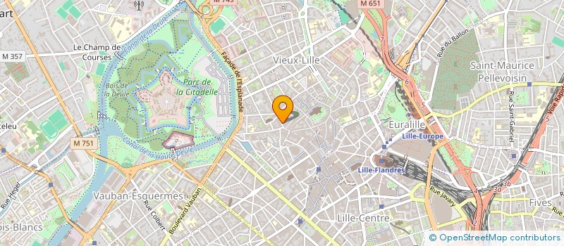 localisation de l'entreprise P2 MS à LILLE