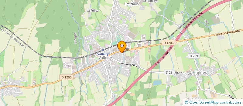 localisation de l'entreprise P2 SOLUTIONS  VALLEIRY