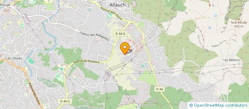 localisation de l'entreprise P25  ALLAUCH