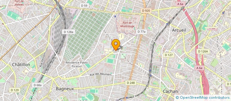 localisation de l'entreprise P28 à BAGNEUX