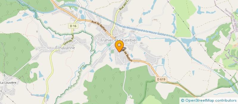 localisation de l'entreprise P2A à FRAHIER-ET-CHATEBIER