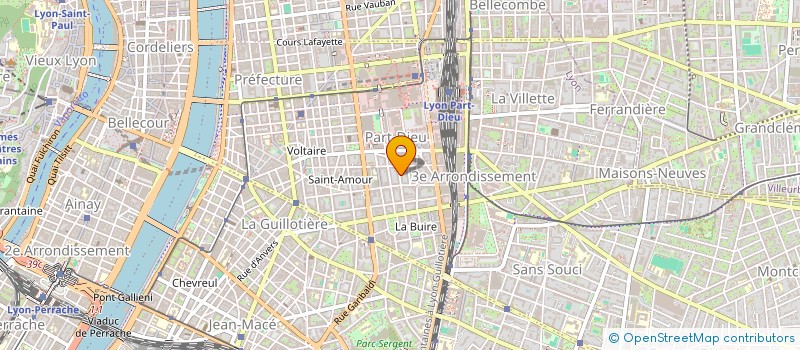 localisation de l'entreprise P2A  LYON