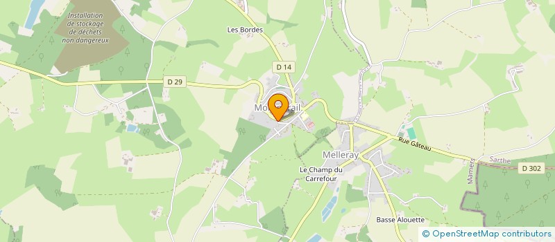 localisation de l'entreprise P2A INVEST  MONTMIRAIL