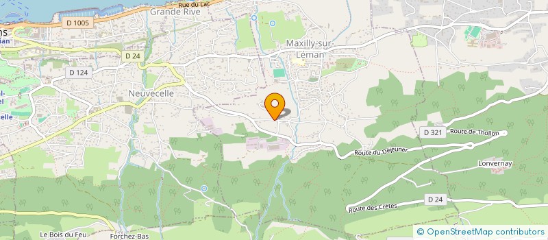 localisation de l'entreprise P2A MEDICAL à MAXILLY-SUR-LEMAN