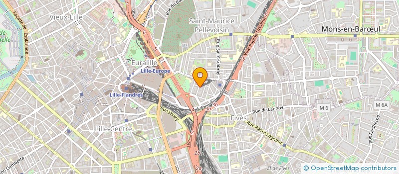 localisation de l'entreprise P2A RECRUITMENT à LILLE