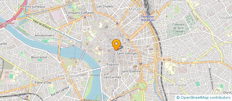 localisation de l'entreprise P2AI  TOULOUSE