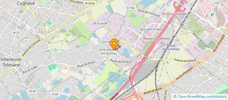 localisation de l'entreprise P2AV à VILLENEUVE-TOLOSANE