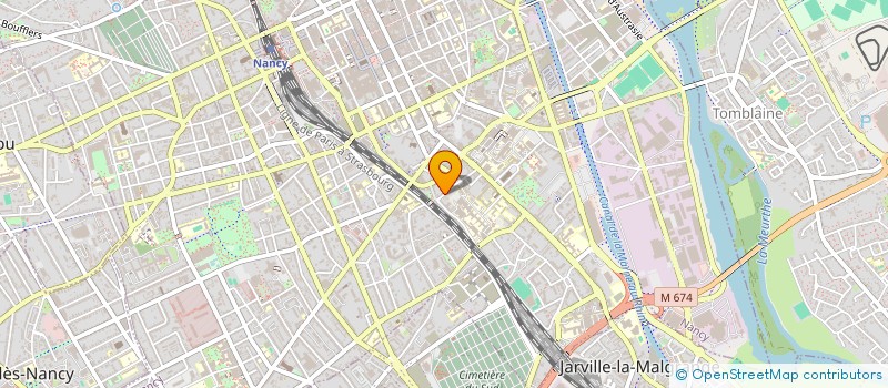 localisation de l'entreprise P2B  NANCY