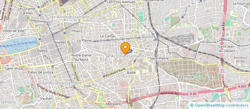 localisation de l'entreprise P2B  MARSEILLE
