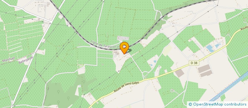 localisation de l'entreprise P2B  BEAUCAIRE