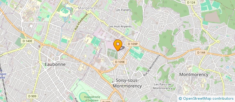 localisation de l'entreprise P2C à SOISY-SOUS-MONTMORENCY