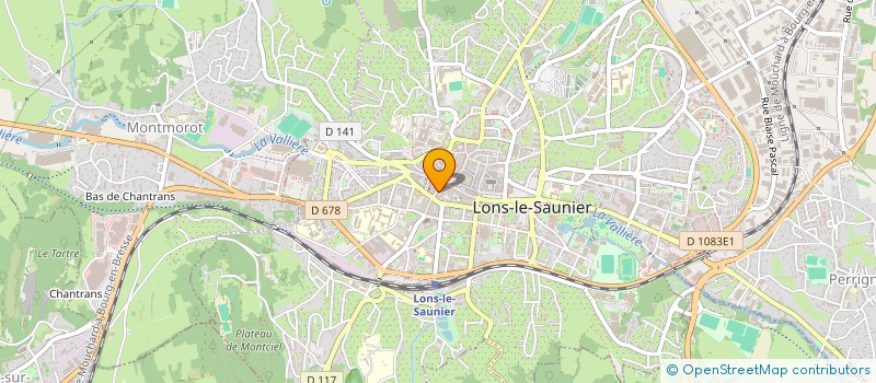 localisation de l'entreprise P2C à LONS-LE-SAUNIER