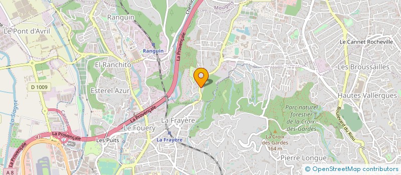 localisation de l'entreprise P2C COTE D'AZUR à LE CANNET