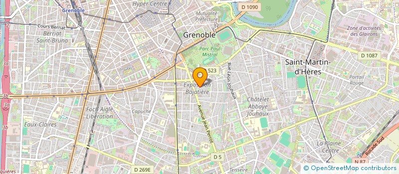 localisation de l'entreprise P2CI à GRENOBLE