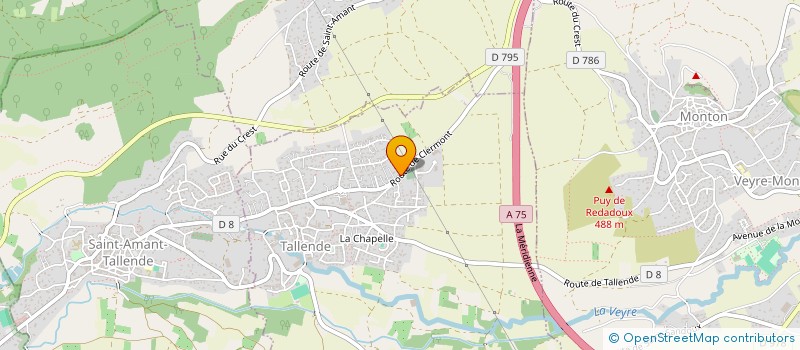 localisation de l'entreprise P2CJ  TALLENDE