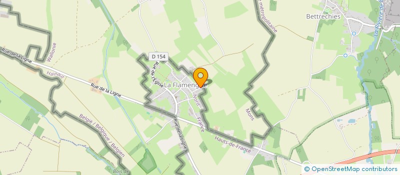 localisation de l'entreprise P2CN  LA FLAMENGRIE